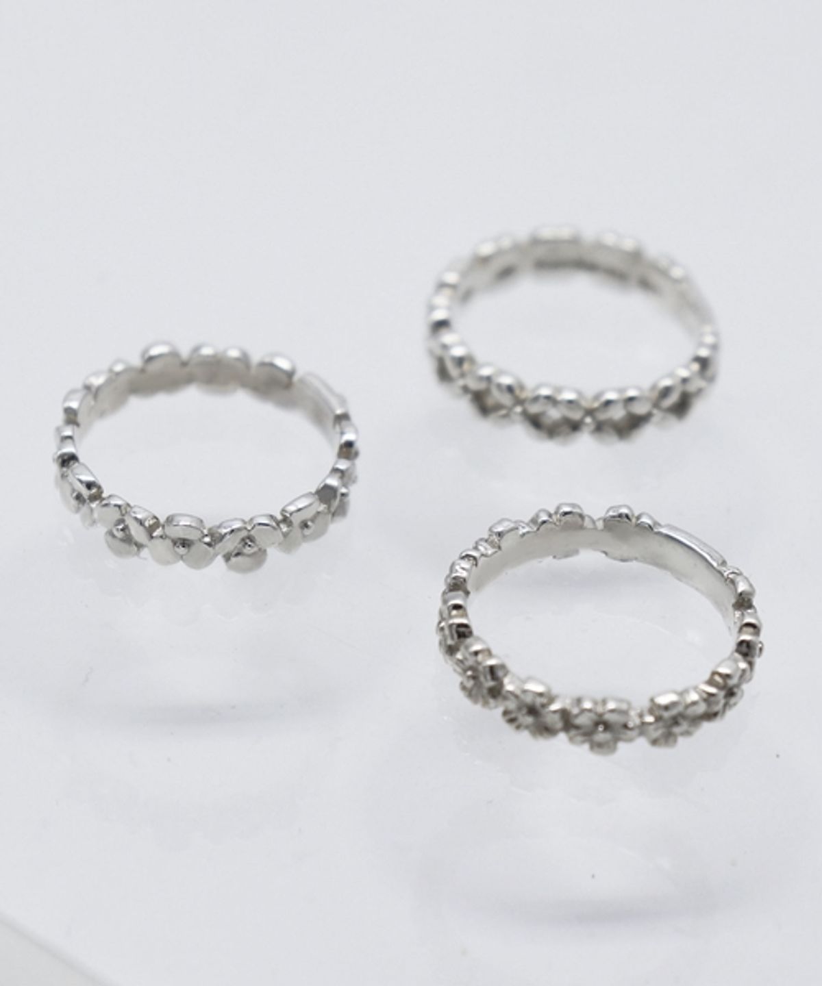 봉보(BONBEAU) Blooming Ring 실버 볼드링 꼬임 반지