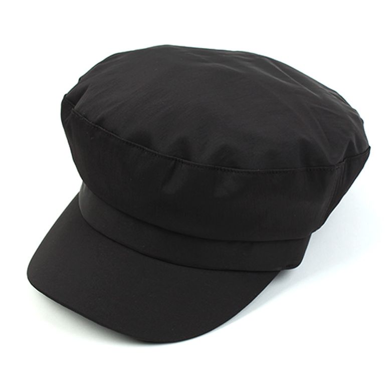 Cool Shiny Black Marine Cap 쿨마린캡