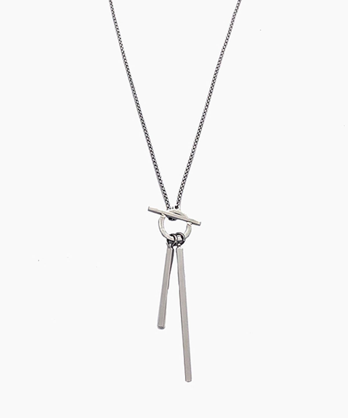 셉텐벌5(SEPTEMBER5) Two stick chain necklace