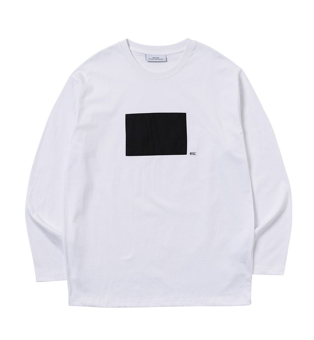 261이유아이(261EUI) SIGNATURE WRINKLE LONG SLEEVE WHITE BLACK
