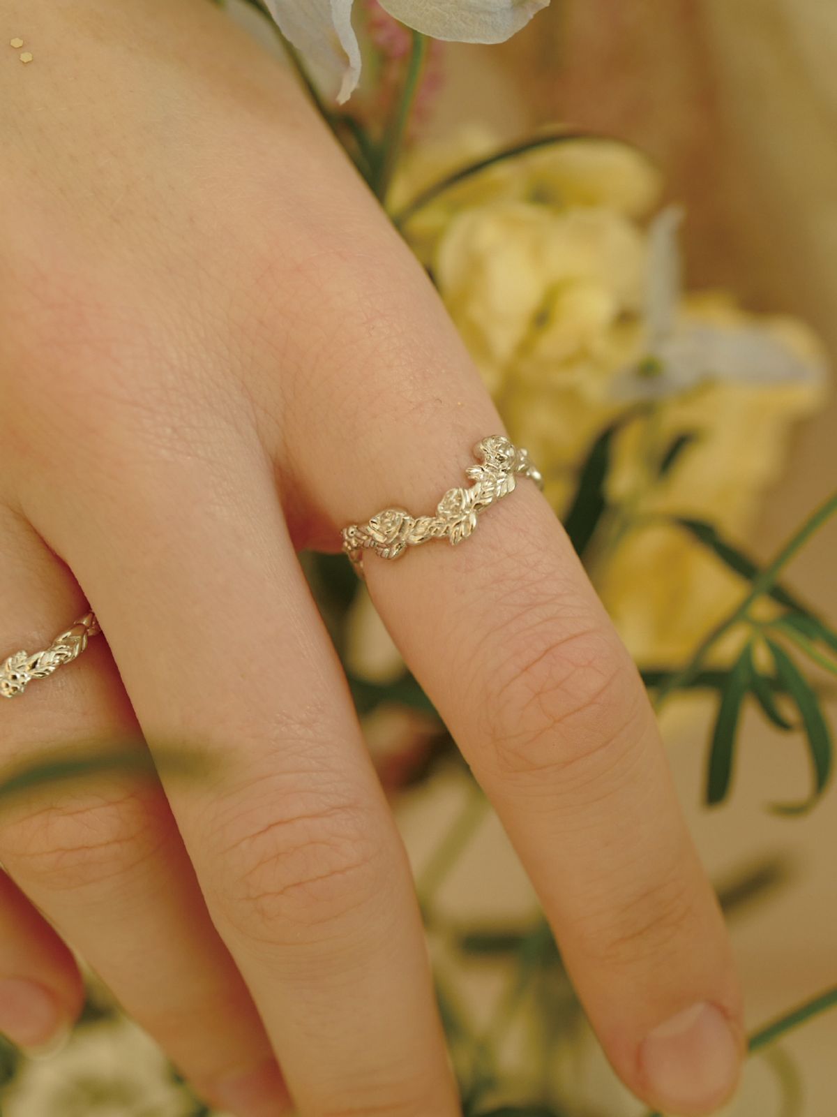 피오레(FIORE) rosa open ring