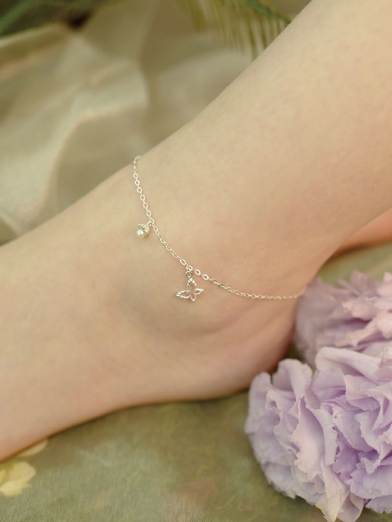 fleur wing anklet