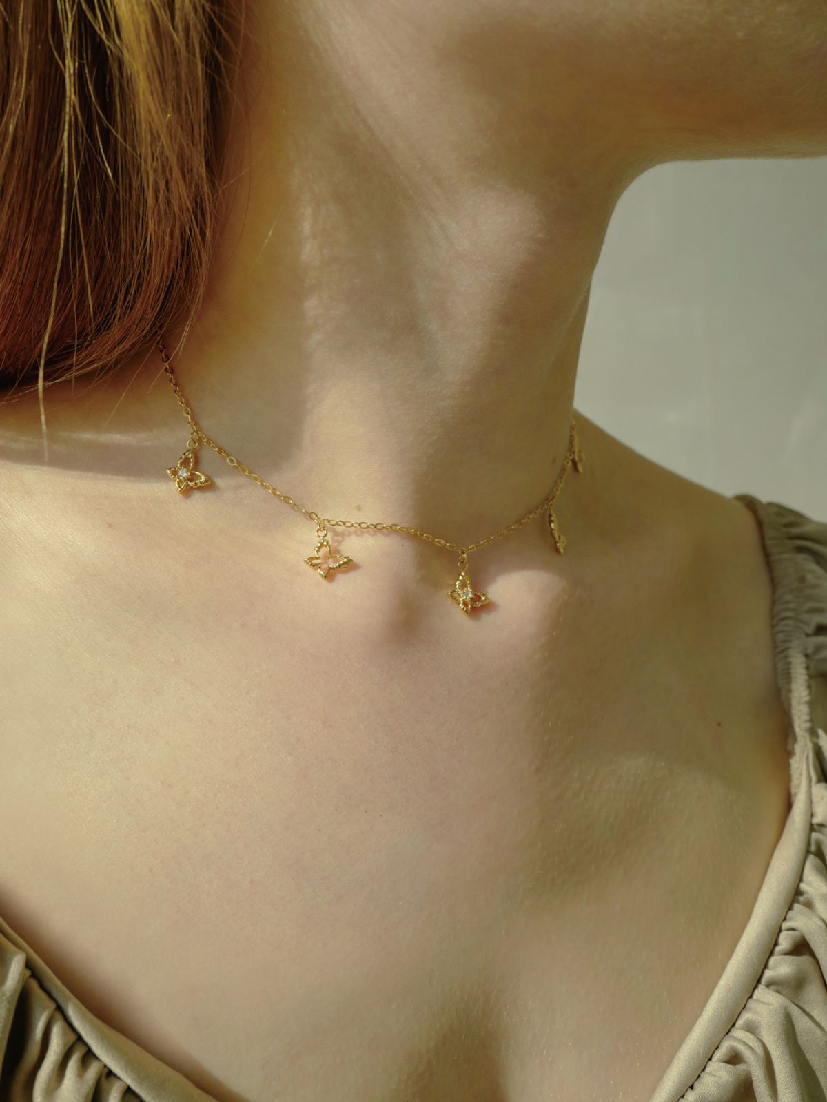 피오레(FIORE) tinkle fleur wing choker