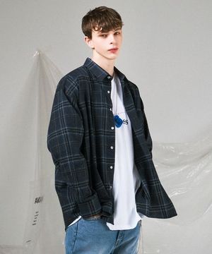 SPRING OVERSIZED SHIRT BLUE