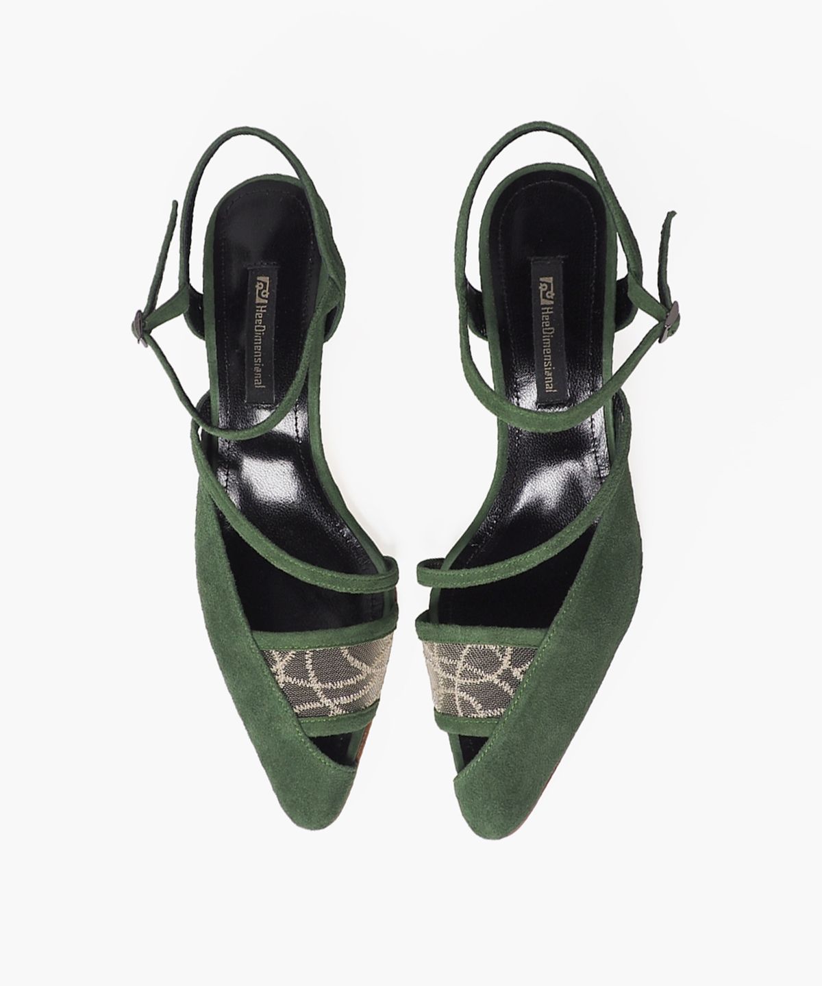 희다이멘셔널(HEEDIMENSIONAL) SOLINEX샌들 Moss Green / Ivory