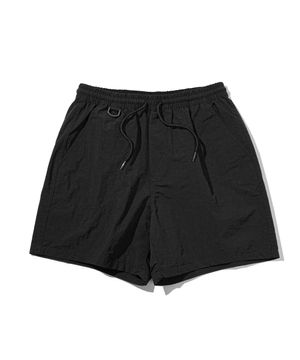 크리스피 나일론 쇼츠_블랙