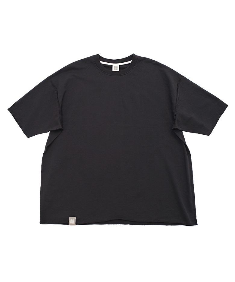 VINTAGE P. DYEING CUT-OUT BOX 1/2 TEE (Black)