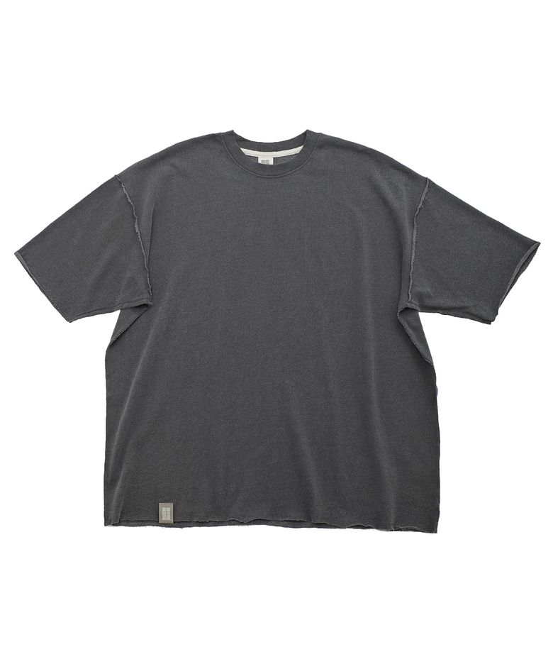 VINTAGE P. DYEING CUT-OUT BOX 1/2 TEE (Charcoal)