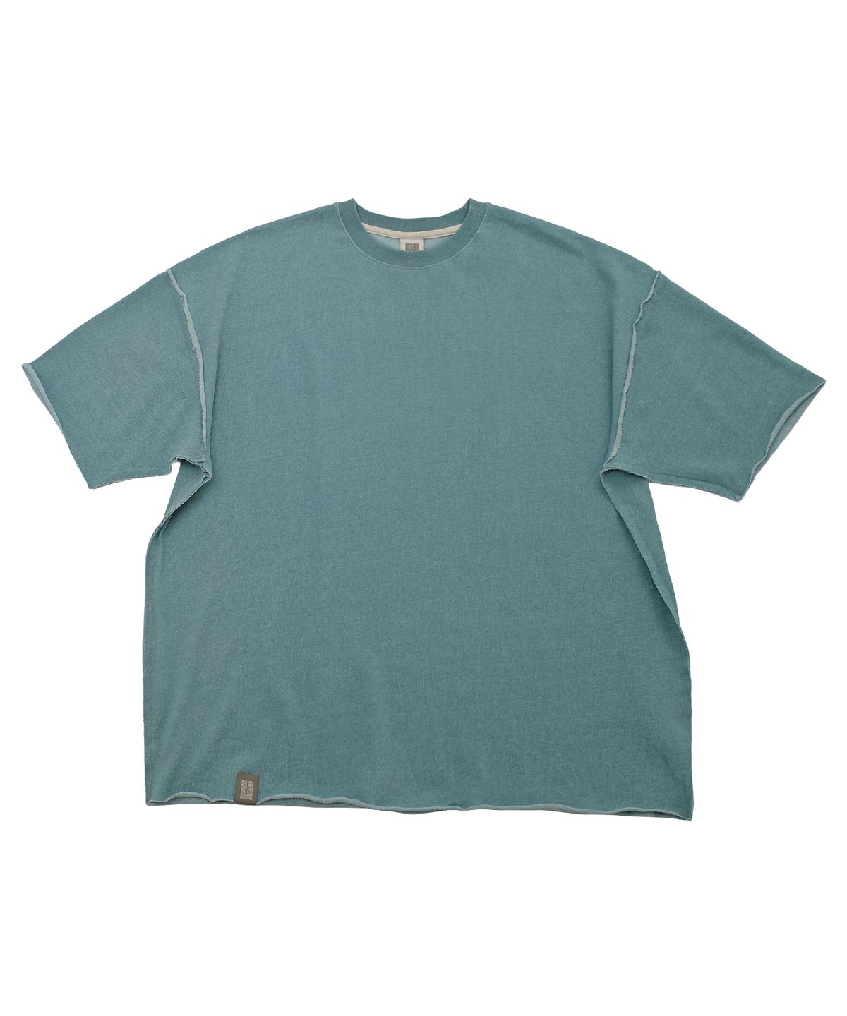 어낫띵(A NOTHING) VINTAGE P. DYEING CUT-OUT BOX 1/2 TEE (Mint)