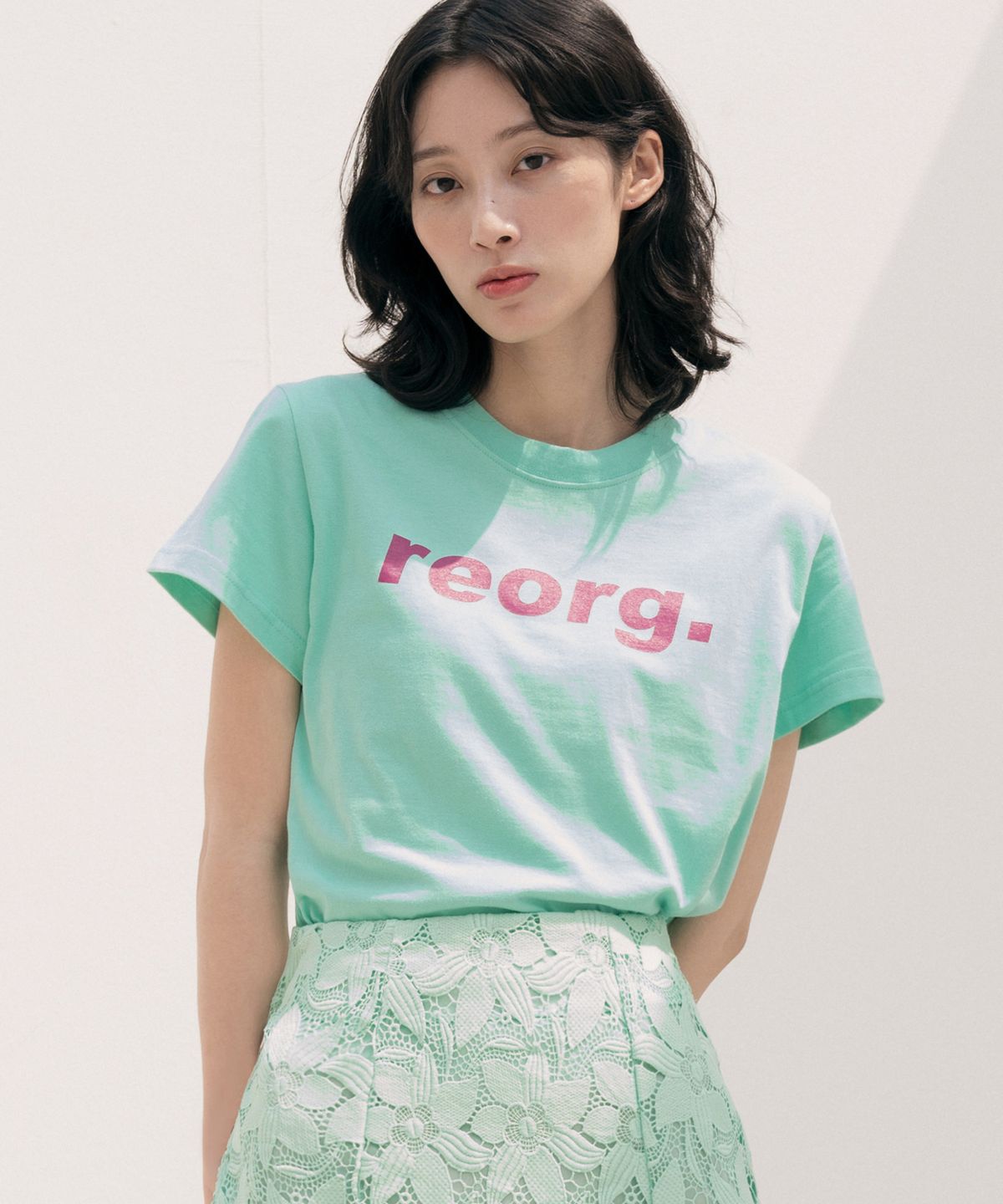 리올그(REORG) PRINTING T-SHIRTS MINT