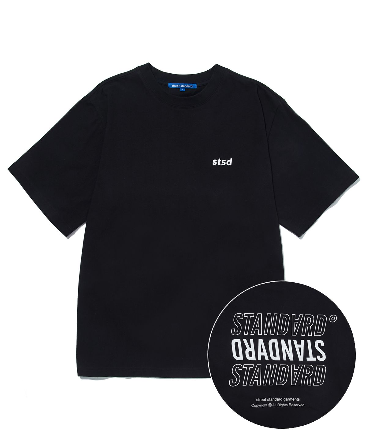 스트리트 스탠다드(STREET STANDARD) SD-LOGO S/SLV T-SHIRTS