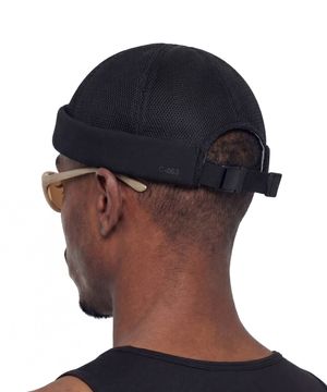 자외선차단 메쉬 브림리스캡 URH - C - 003 - SUPPLEX - BK