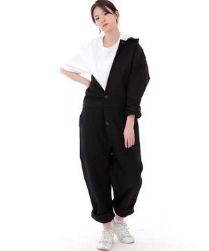 오버라운드 퍼티그 점프슈트 OF-501 블랙