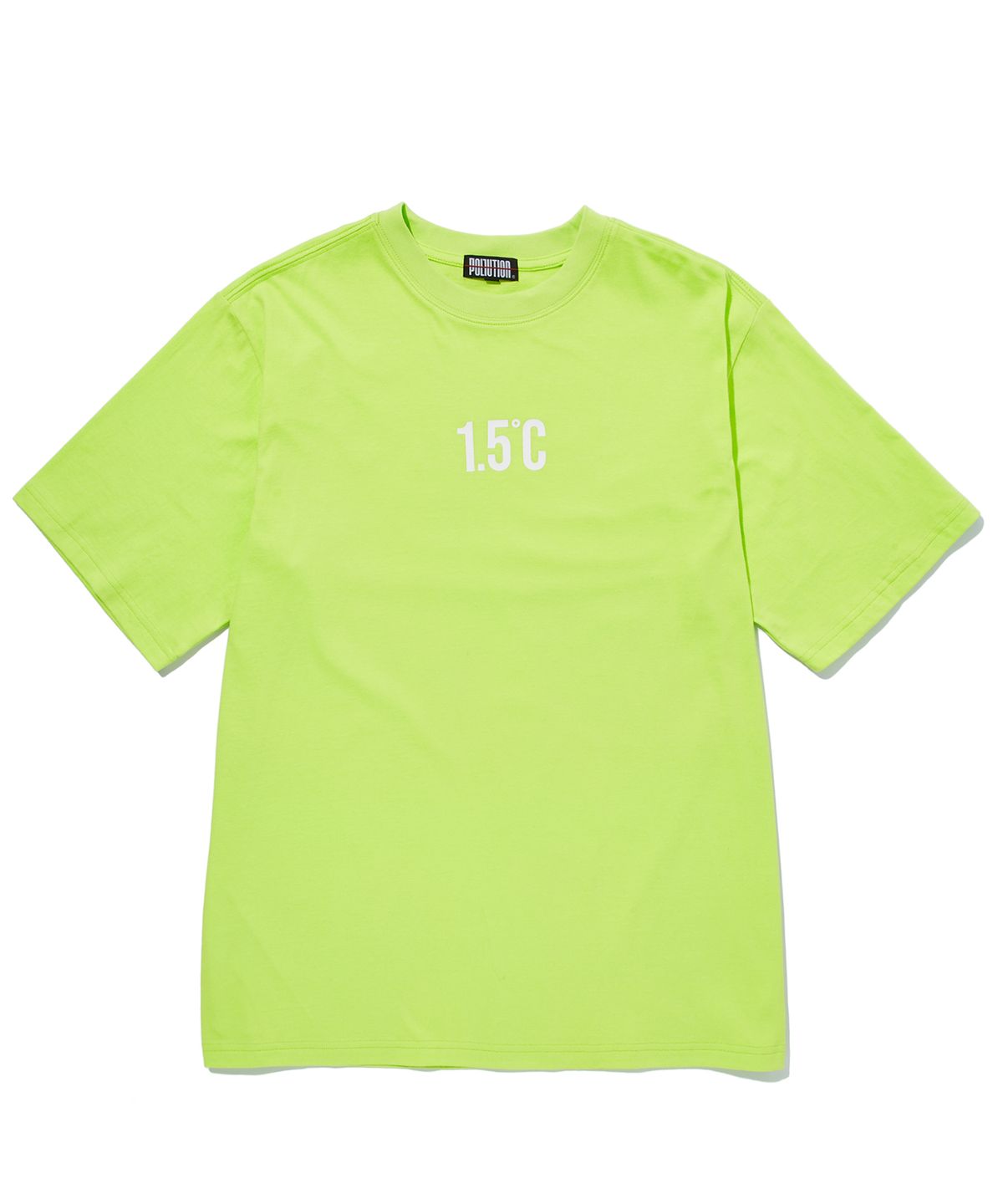 폴루션(POLLUTION) 1.5C HALF SLV T