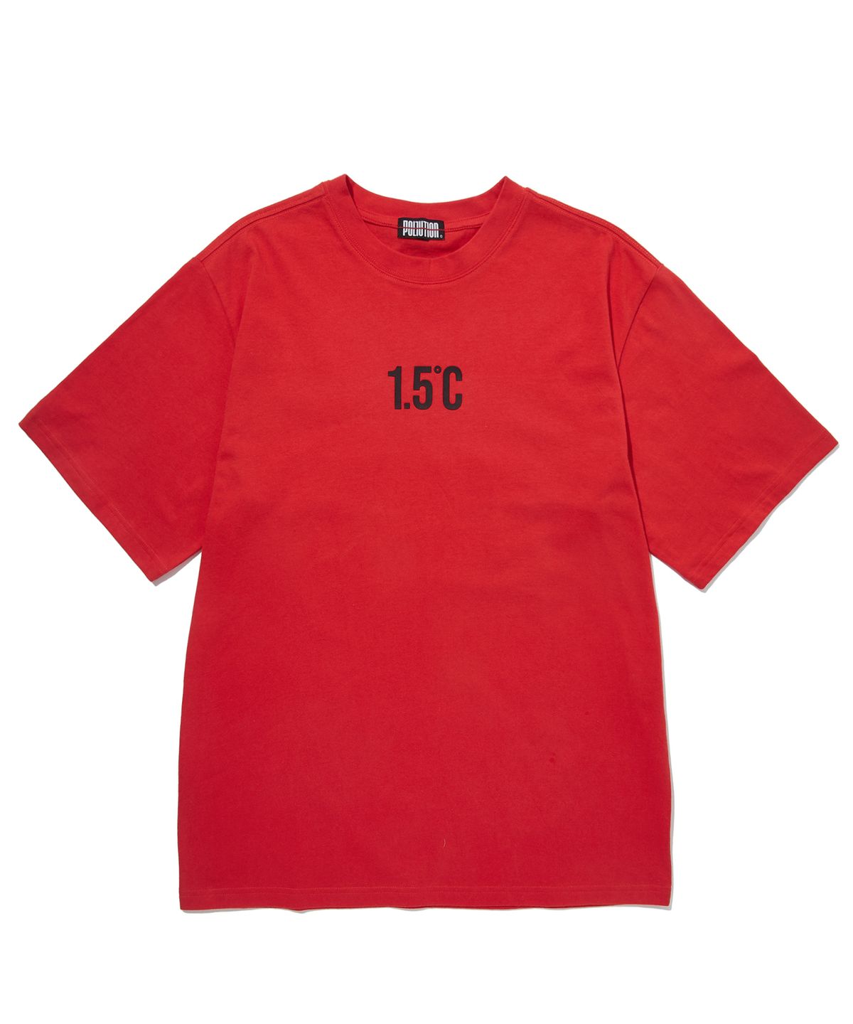 폴루션(POLLUTION) 1.5C HALF SLV T