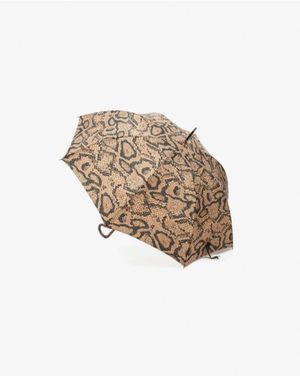 1101 경량 사파리패턴 라운드 그립 장우산