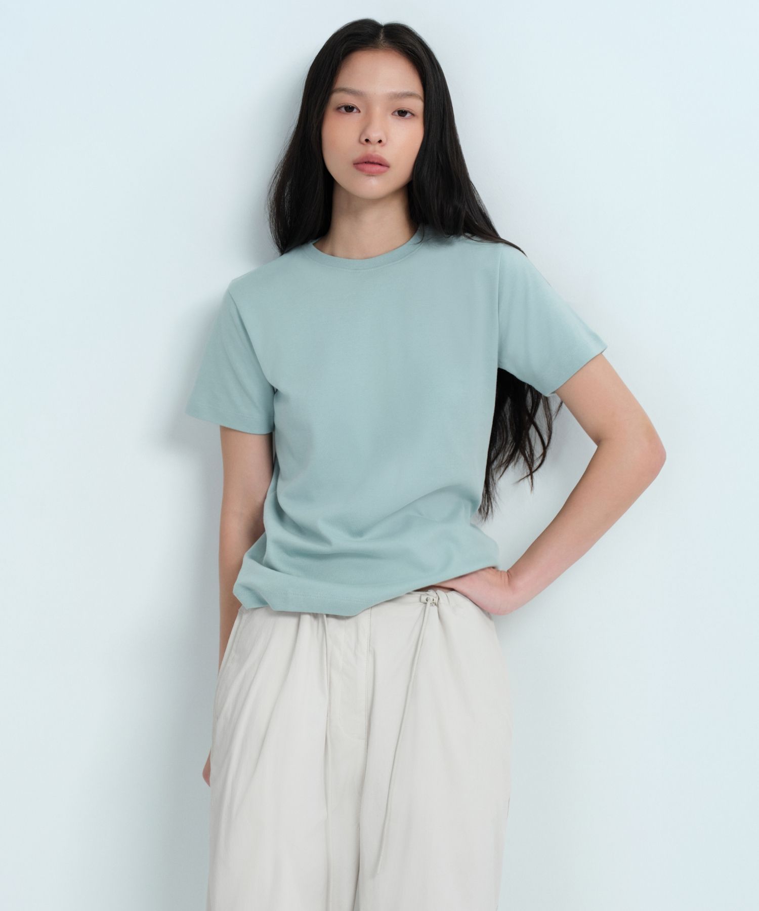 ✿ミント✿ MUSINSA公式 | MUSINSA STANDARD WOMAN ウィメンズベーシッククルー
