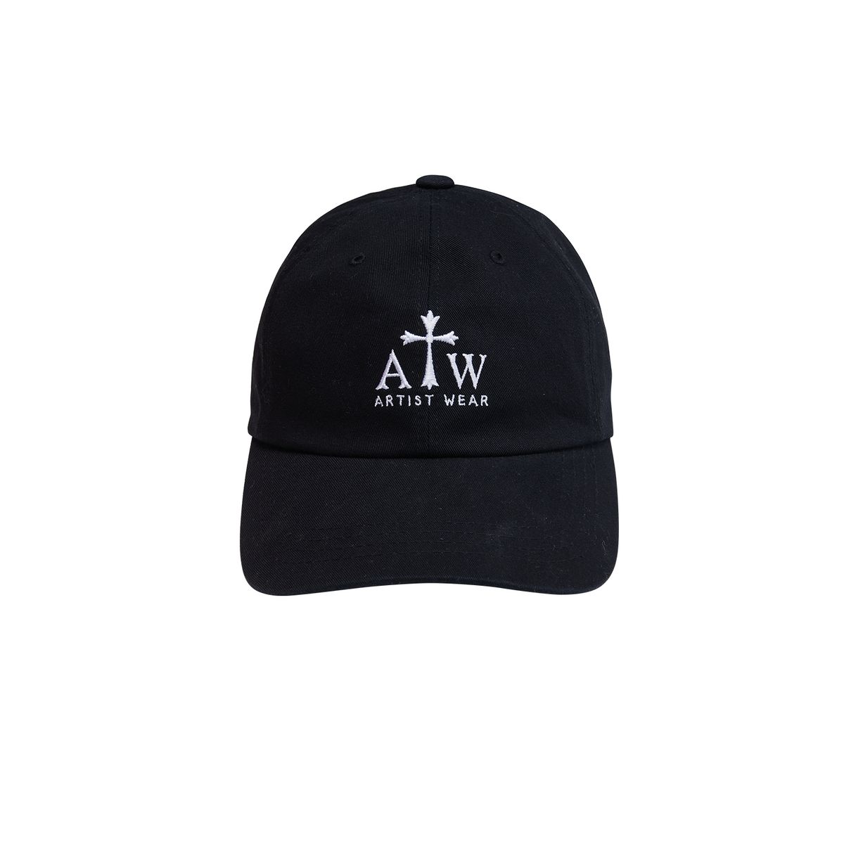 아티스트웨어(ARTISTWEAR) [ATW] 시그니쳐 로고 자수 볼캡_BK