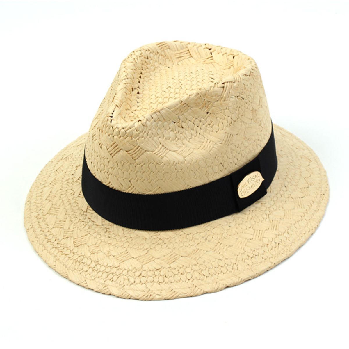 유니버셜 케미스트리(UNIVERSAL CHEMISTRY) Modern Beige Panama Hat GD 파나마햇