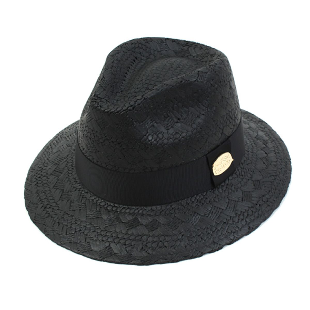 유니버셜 케미스트리(UNIVERSAL CHEMISTRY) Modern Black Panama Hat GD 파나마햇