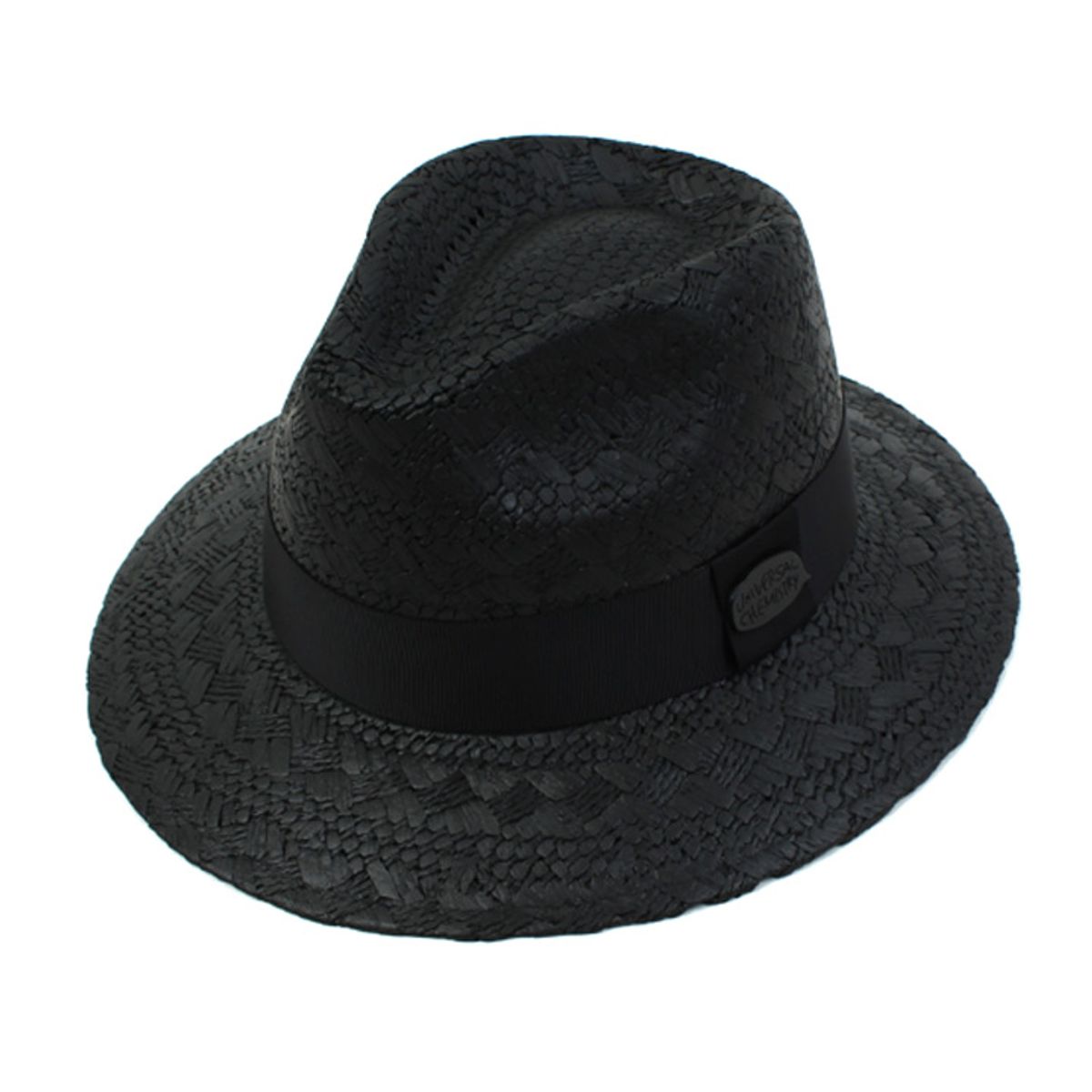 유니버셜 케미스트리(UNIVERSAL CHEMISTRY) Modern Black Panama Hat BK 파나마햇
