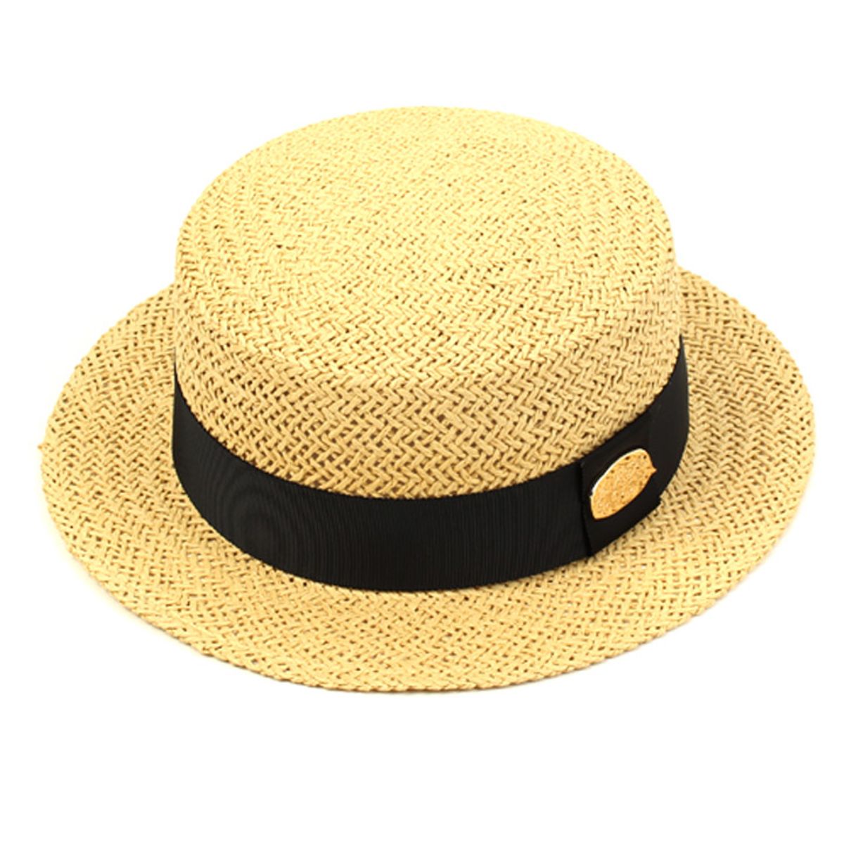 유니버셜 케미스트리(UNIVERSAL CHEMISTRY) Beige Flat Short Panama Hat 파나마햇