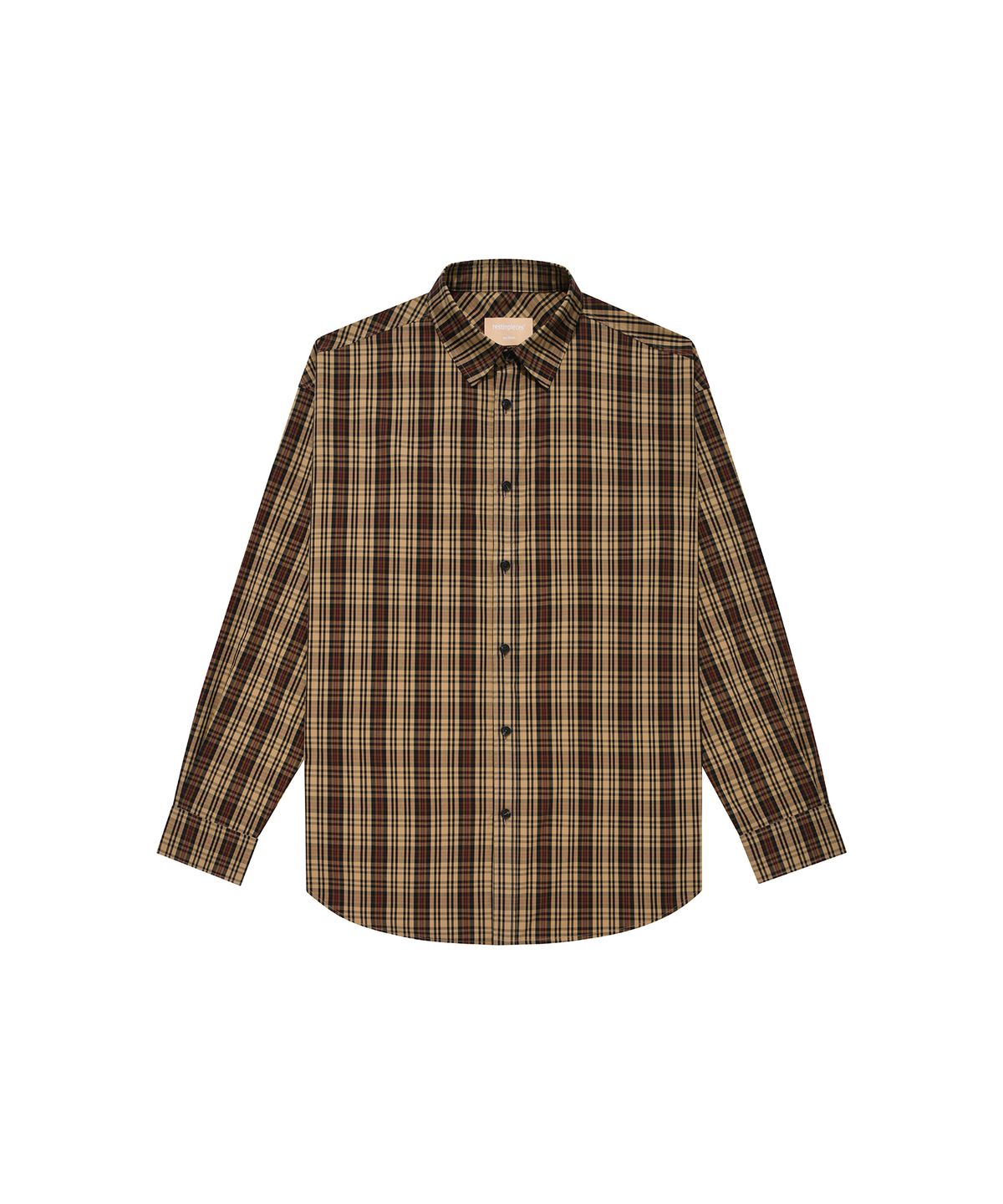 레스트인피시스(RESTINPIECES) [TAKISADA NAGOYA] CHECKERED SHIRT