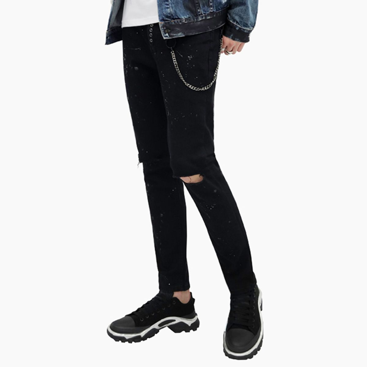 스트라이크(STRIKE) 아일렛 페인팅 데미지 포인트 워시드 체인진 (SLIM)
