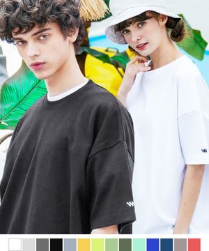 [2PACK] 헤비 더블체인 반팔티셔츠 2pack KHST7398