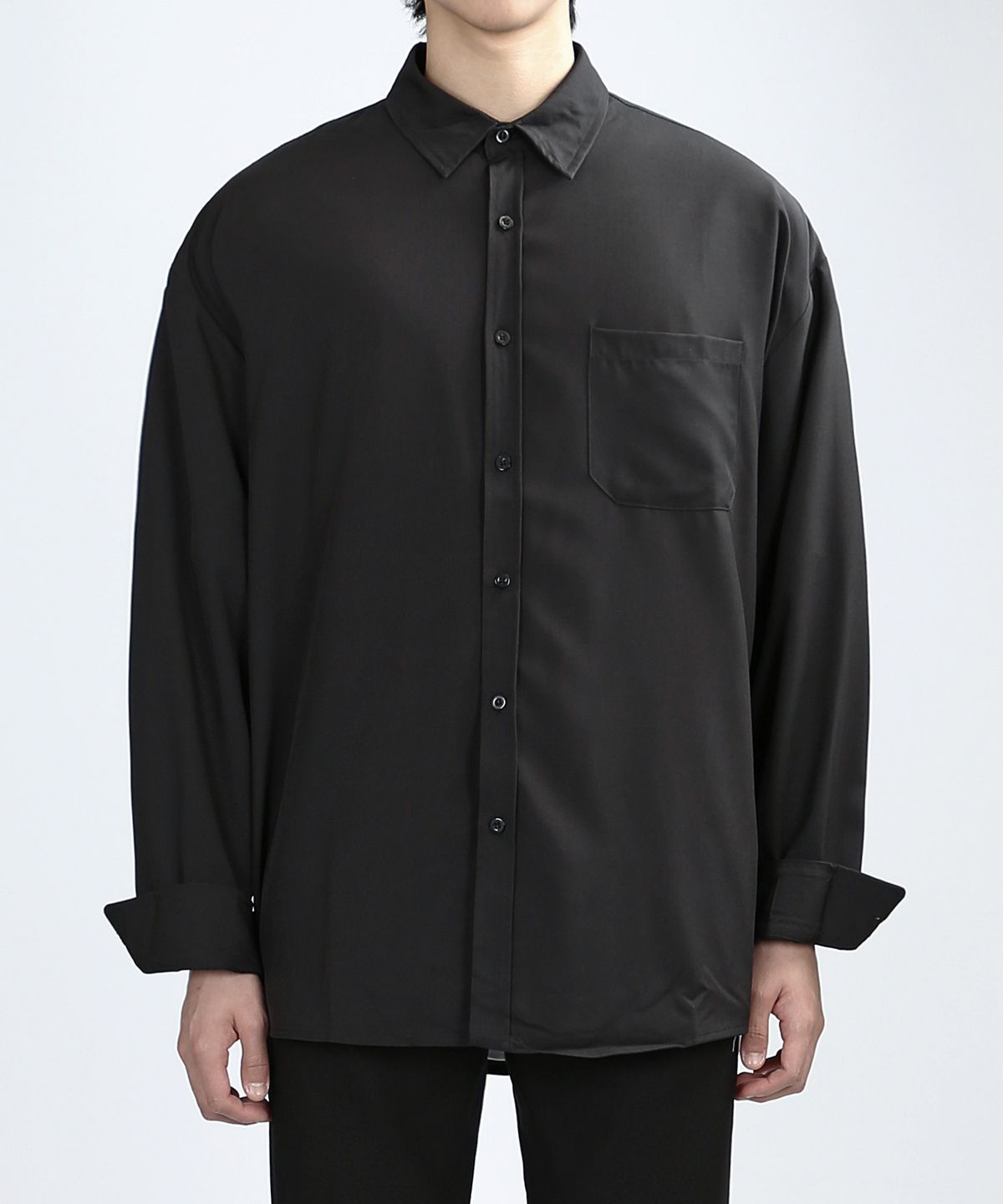 베리베인(VERYVAIN) COMFY SPAN SHIRTS (BLACK)