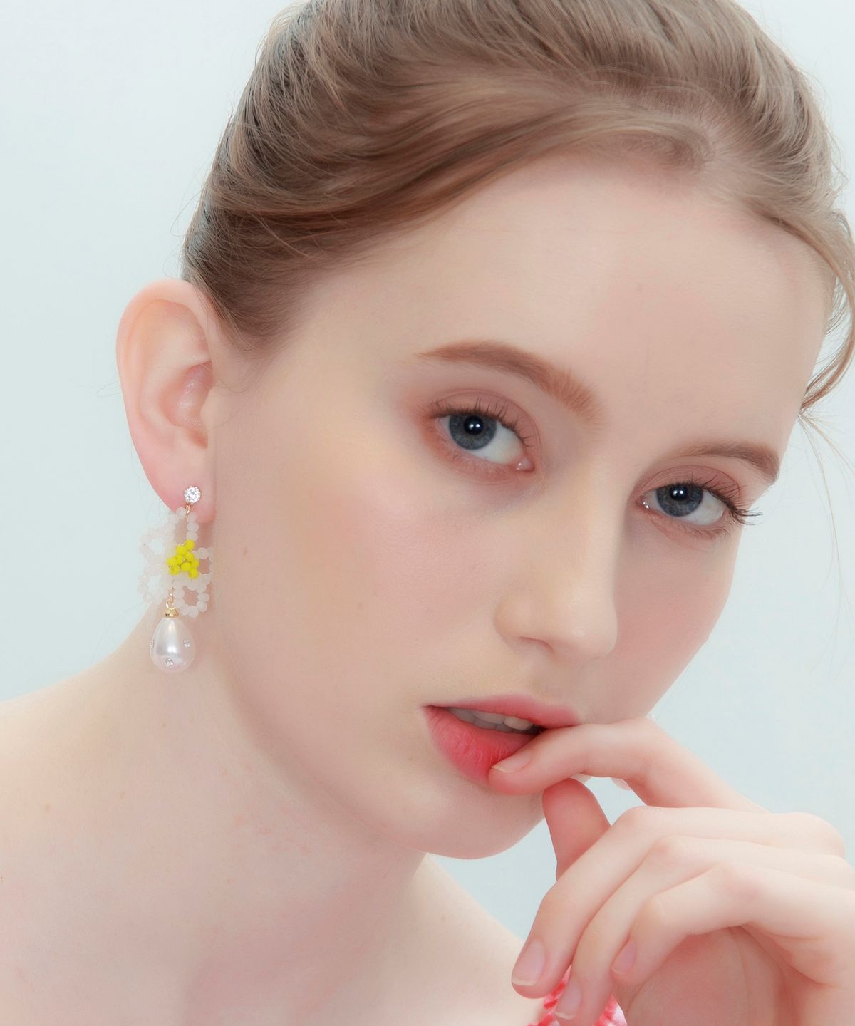 마이부(MY BOO) Pearl Drop Flower - white