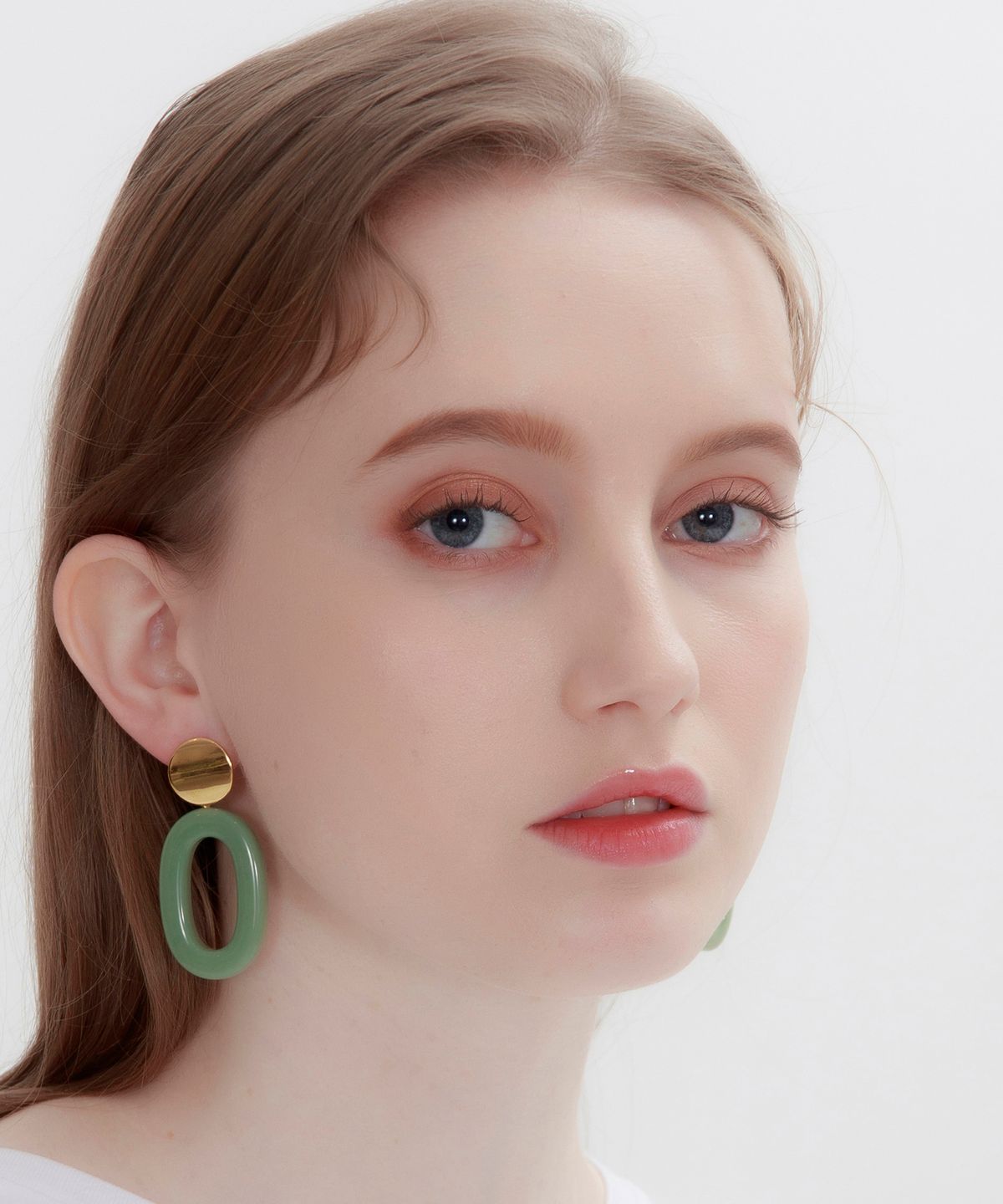 마이부(MY BOO) Oval Chain - green