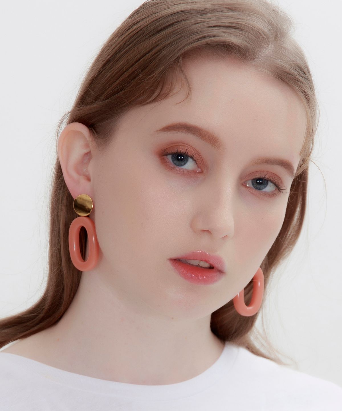 마이부(MY BOO) Oval Chain - coral