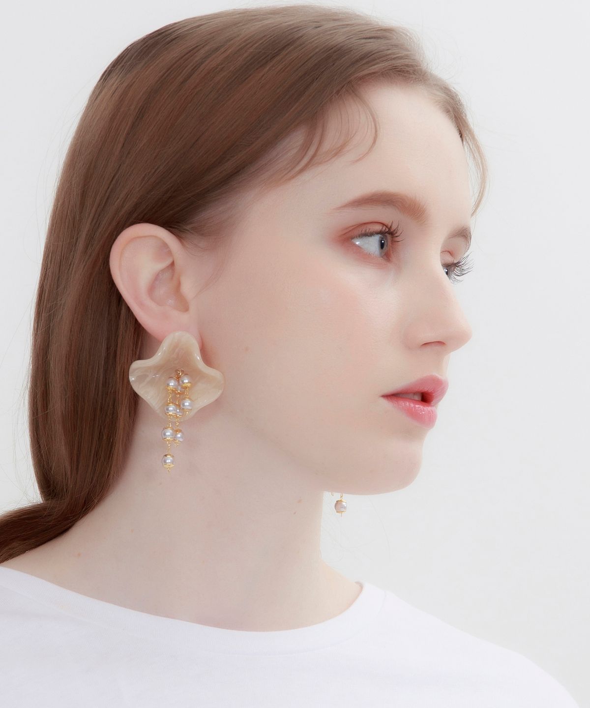 마이부(MY BOO) Big Pearl Shell - ivory