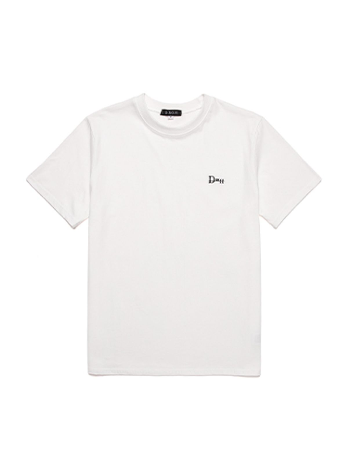 디쏘에이치(D.XO.H) 사이드 로고 티셔츠 [white]