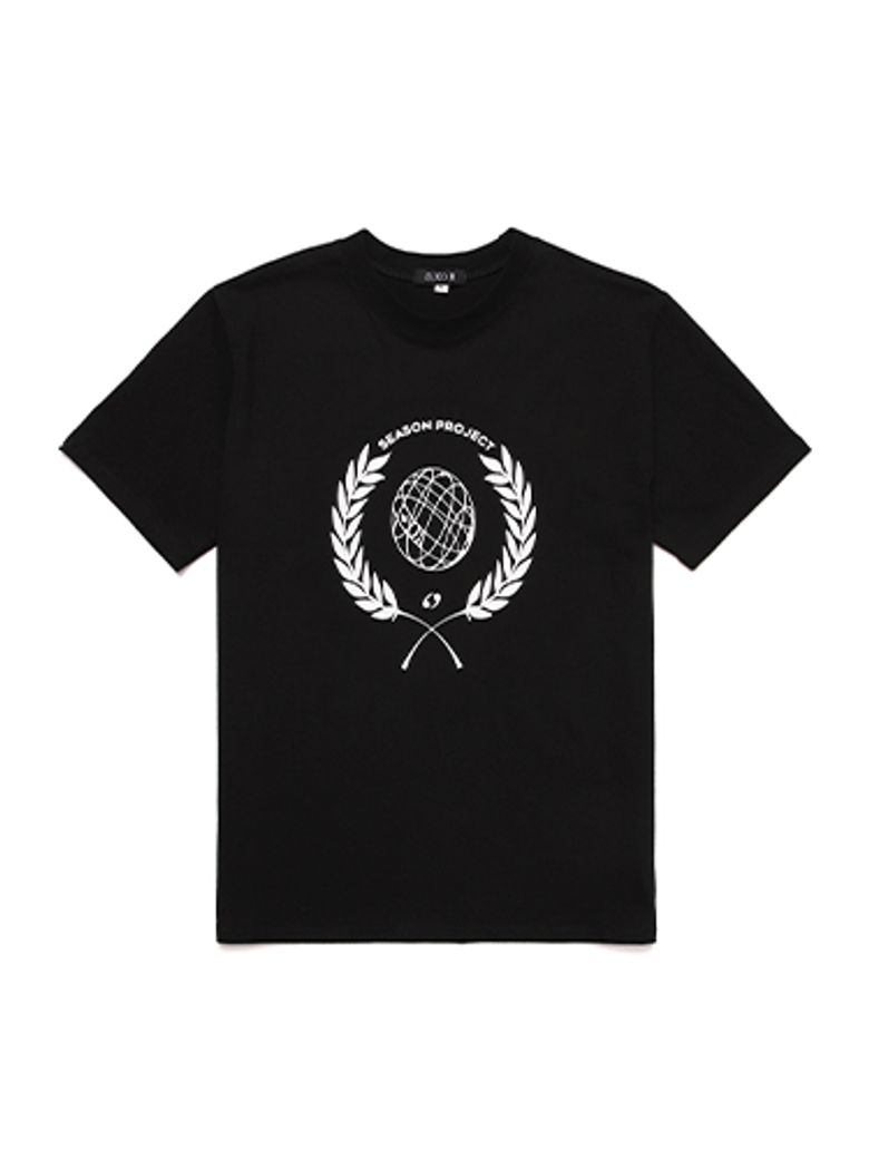 월드와이드 티셔츠 [black]