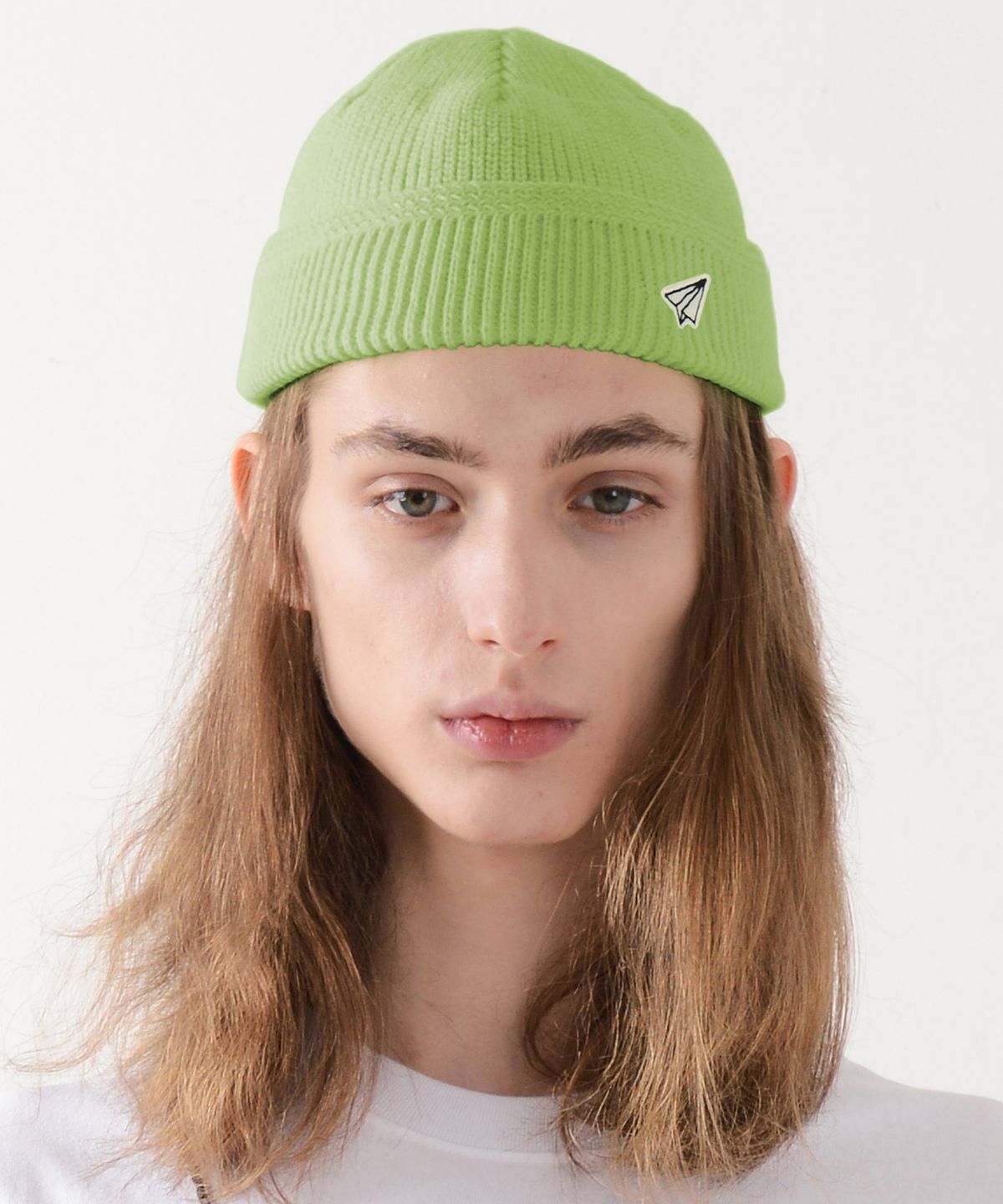 피스메이커(PIECE MAKER) PAPER ICON WATCH CAP (LIME)