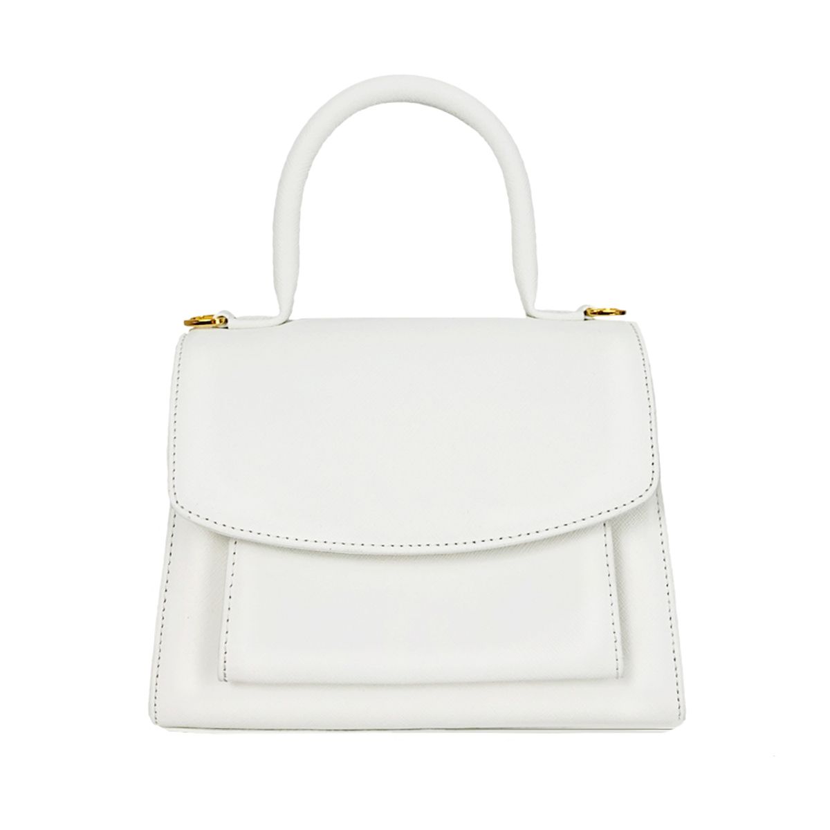 아지날리(AJINALEE) GOOD BAG WHITE 여성 스퀘어 미니 크로스 토트백