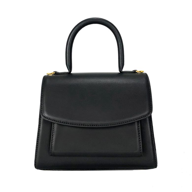 GOOD BAG BLACK 여성 스퀘어 미니 크로스 토트백