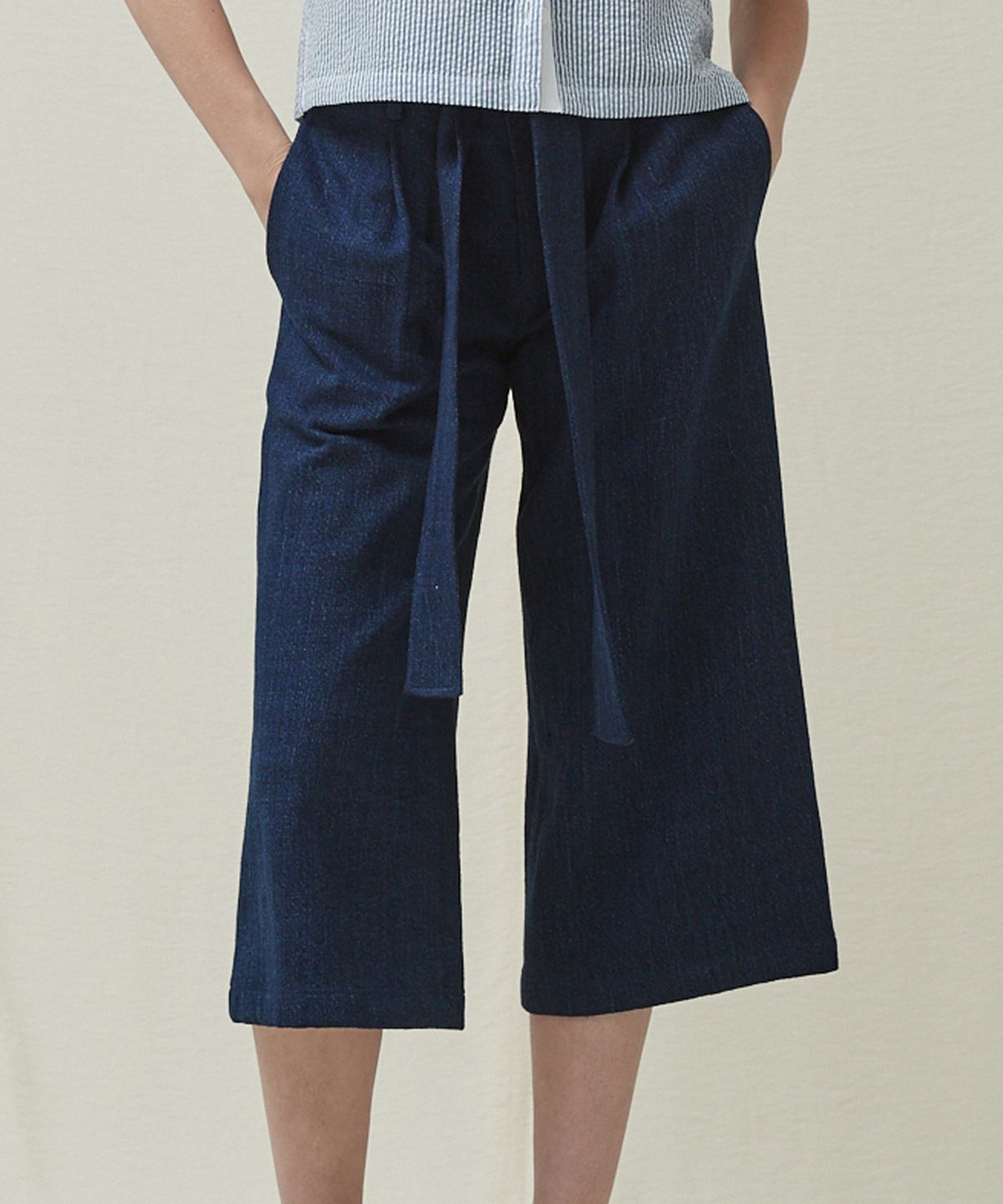 쥐엠쥐에스(GMGS) Highwaist Pants (Navy)
