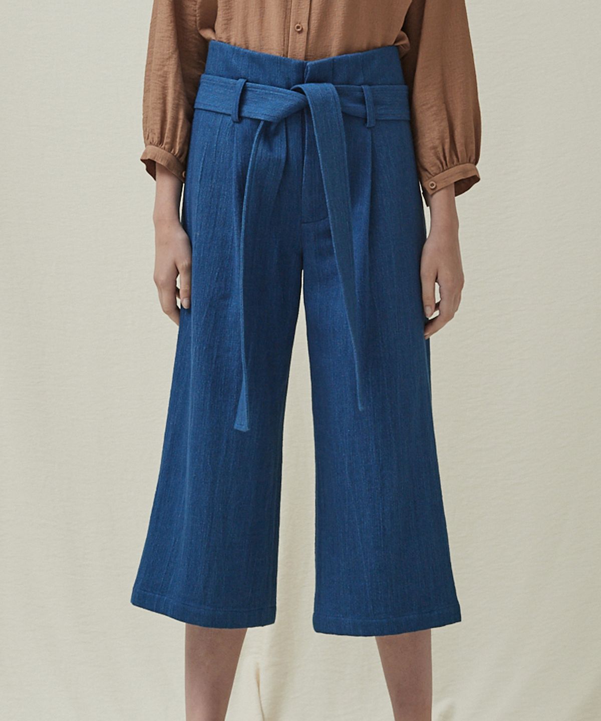 쥐엠쥐에스(GMGS) Highwaist Pants (Indigo)