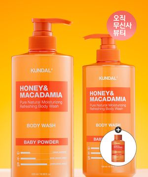 퓨어 바디워시 500ml 2구 +(증정) 바디워시 100ml