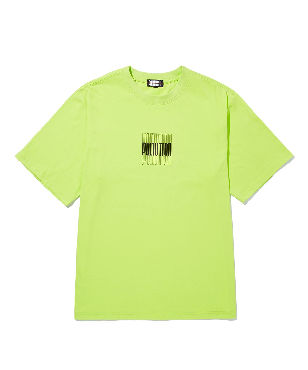 폴루션(POLLUTION) 3D LOGO HALF SLV T