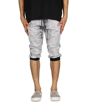 엑시드 블랙  엘라 데님  숏