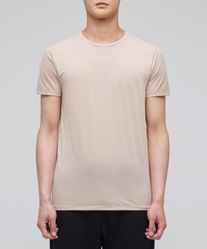 [쿨탠다드] 맨즈 크루 넥 언더셔츠 [라이트 베이지]