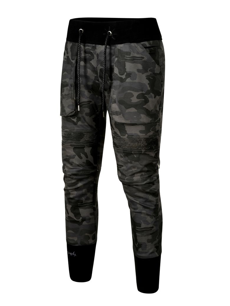 (왁스코팅 그레이 카모)AURA RELAXED DENIM PANTS