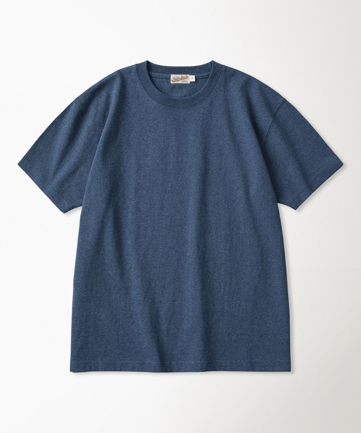 브론슨(BRONSON) 9oz USA Cotton Tubular Tee Denim Blue