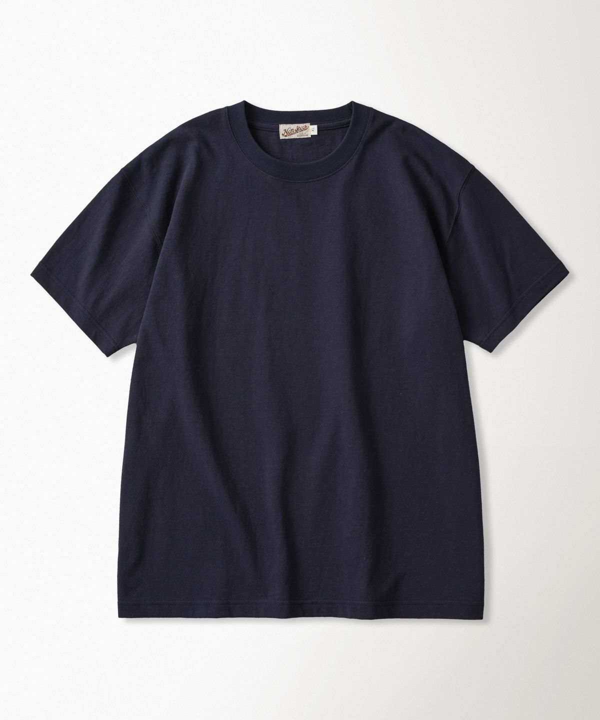 브론슨(BRONSON) 9oz USA Cotton Tubular Tee Navy