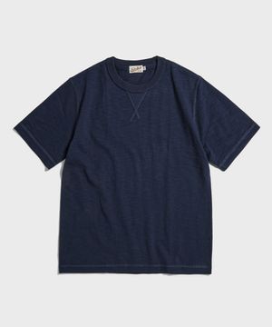10.5 oz USA Cotton Tubular Gusset Tee Indigo