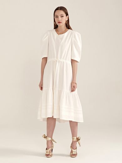 르이엘(LE YIEL) Shirring Dress_Ivory